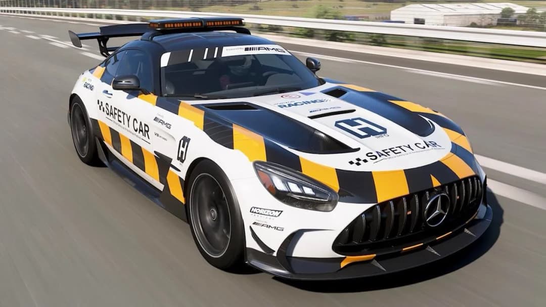 Festival Safety Car for the Welcome pack AMG