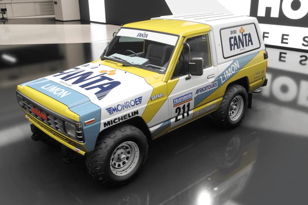 Reworked for FH6 - 1987 Paris-Dakar Rally Nissan Safari