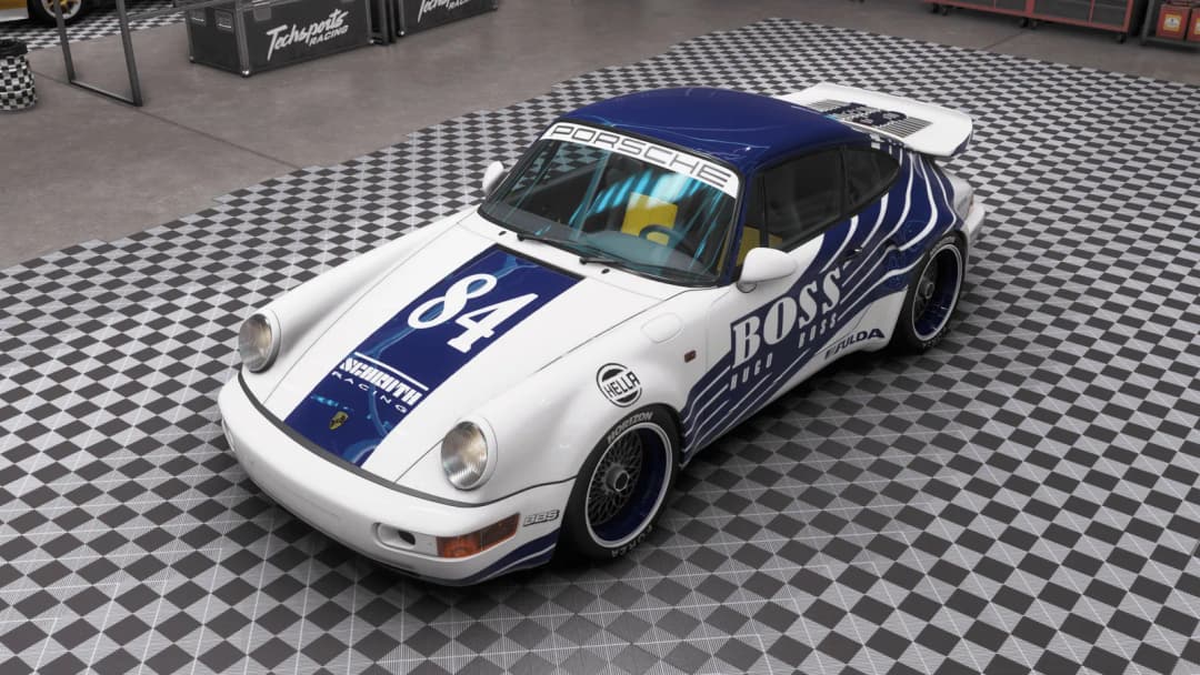 After receiving several tips, I created the final version of the Hugo Boss Porsc