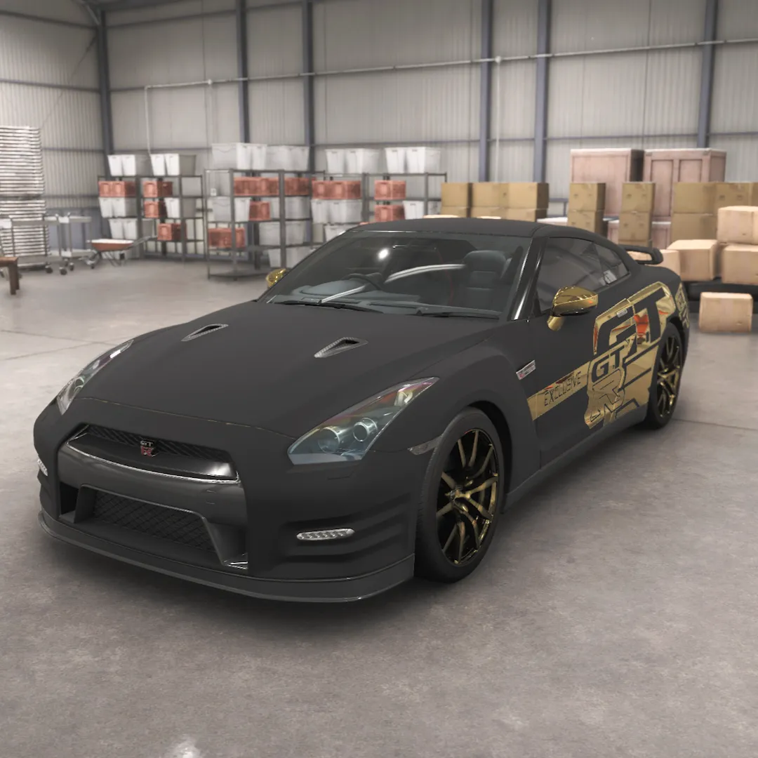 Seasonal Danger Sign S1 800 2012 Nissan GT-R Black Edition (R35)
