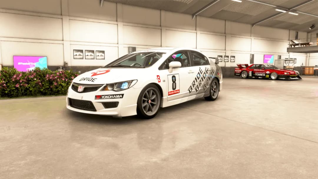 Recreation of the Hotwheels TeamTransport '08 Honda Civic Type R. Sharecode: 897
