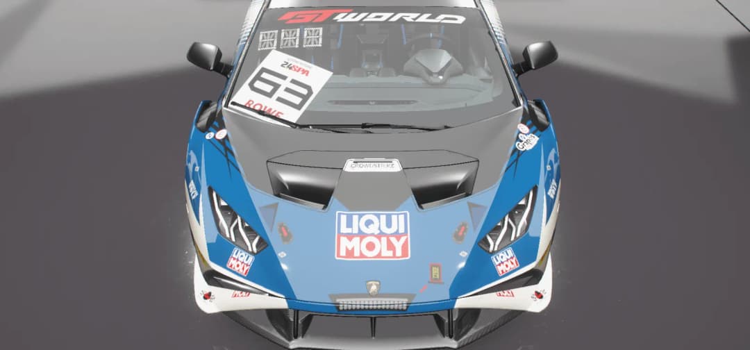 UPDATE: Final version Lamborghini Huracan STO Livery 2025 SPA Champion #63 GRT