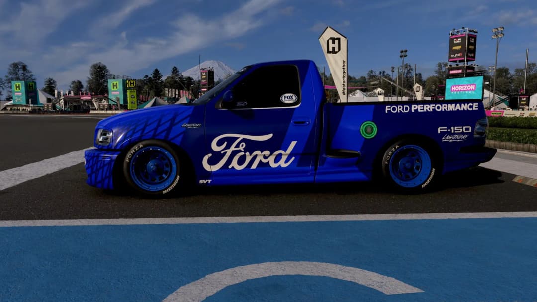 Ford F150 Lightning - Fox Sports Nascar FH6 SC: 253 137 154