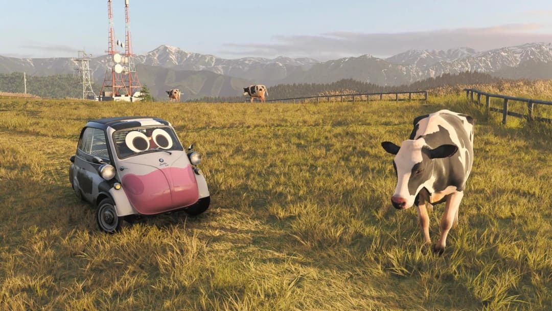 Cow BMW Isetta