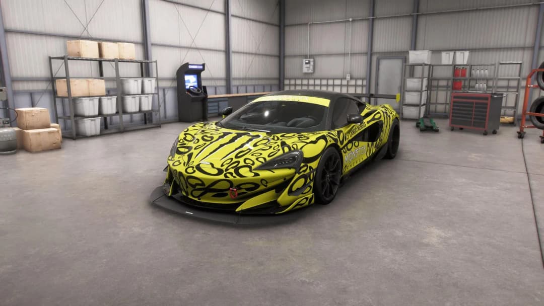 I made the Lando Norris Monster Energy can into a livery 😊😂