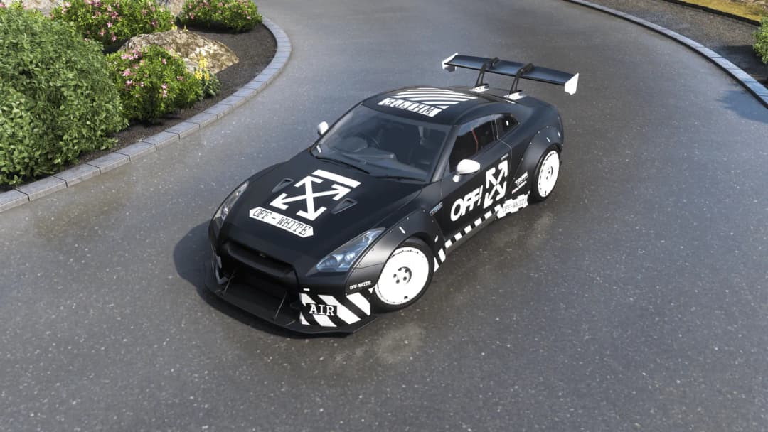 Nissan GT-R Black Edition (R35) OFF-WHITE | Code: 758 592 238