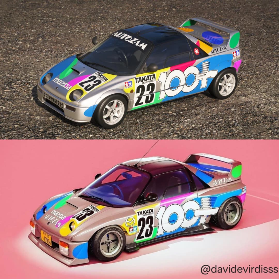 remade this livery for the Autozam AZ-1 in FH6 - SC: 138 923 495