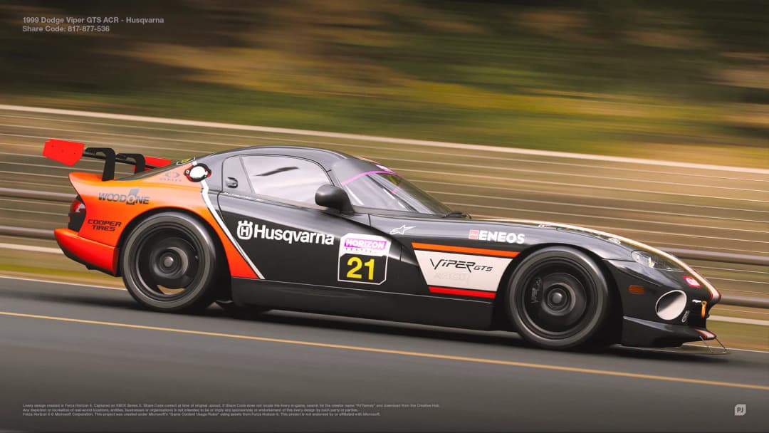 1999 Dodge #21 Husqvarna Viper GTS ACR