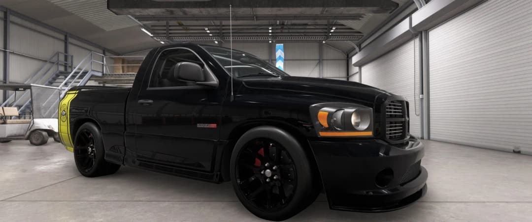 Classic Black and Yellow Super Bee Dodge Ram SRT-10