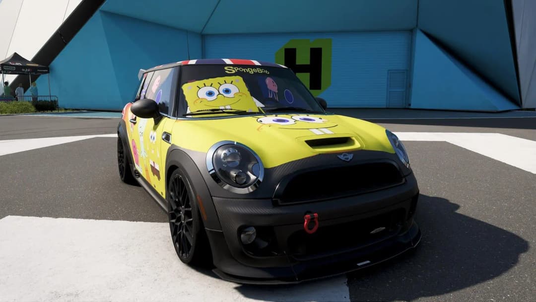 Bit of fun Spongebob Livery on 2012 JC works GP Mini S/C 673212022