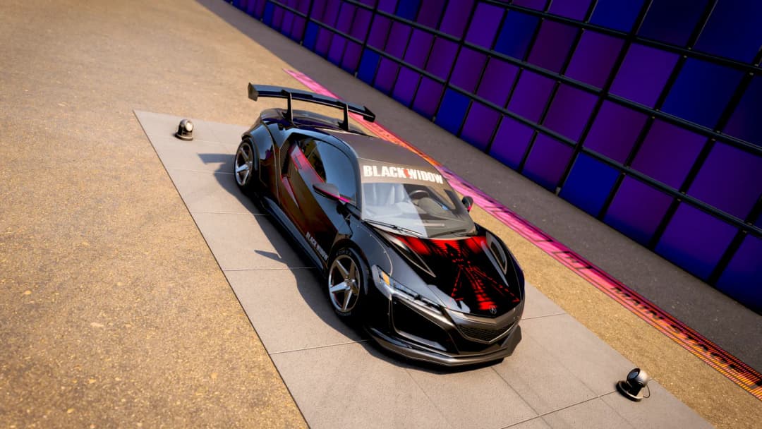 Black Widow Edition Collection (TVR Cebera, Accra NSX, GR Prototype, Ferrari Rom