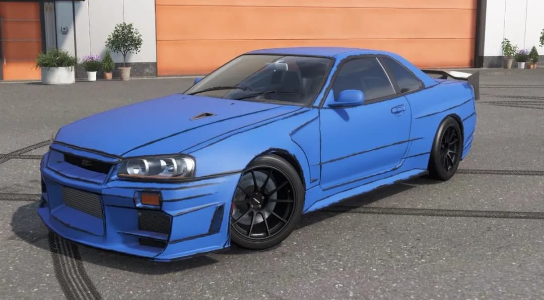 Tried making an anime style shading livery