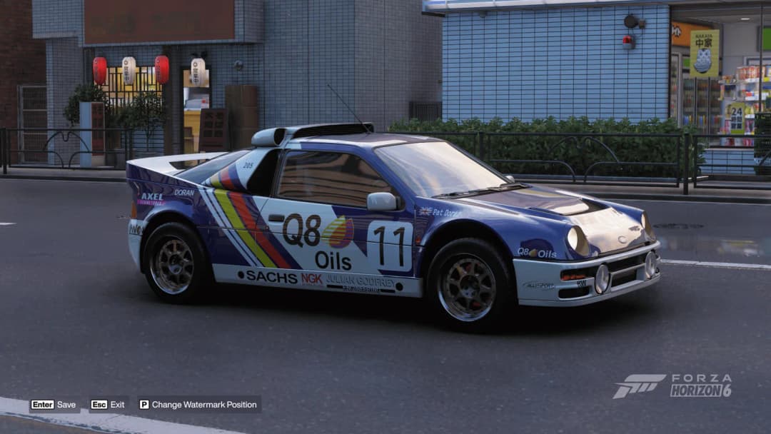 FH6 Livery: RS200 Rally Q8 Oils