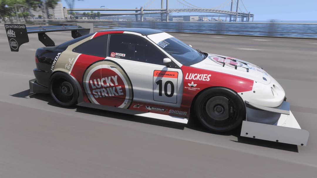 Lucky Strike Takuma Sato BAR Honda F1 Themed Integra WTAC (SC: 123 282 504)