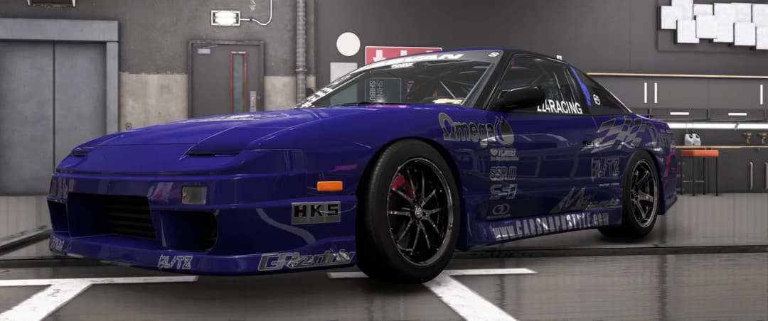 Blue D Style Car Shop Nissan 240sx