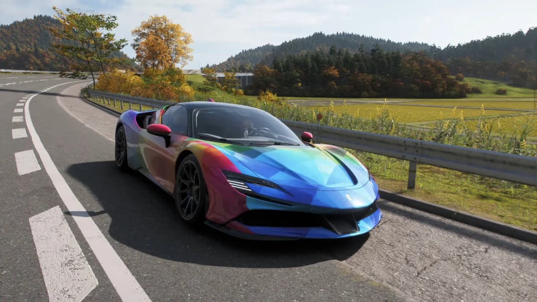 Ferrari SF90 Polygon Wrapping // SHARE CODE: 169 561 686