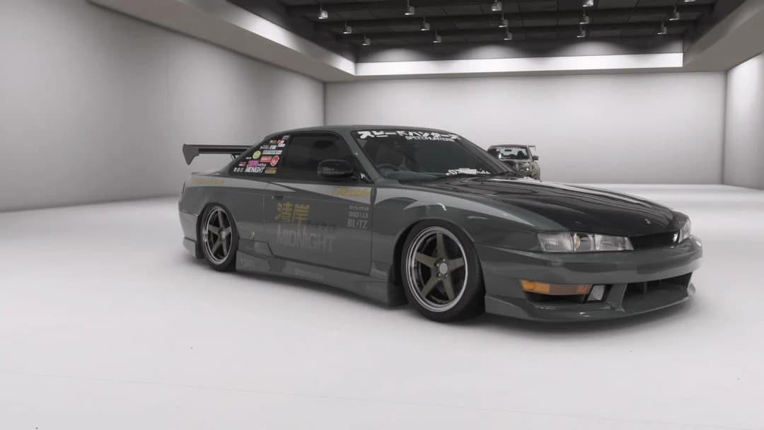 Silvia S14 Wangan Midnight Design