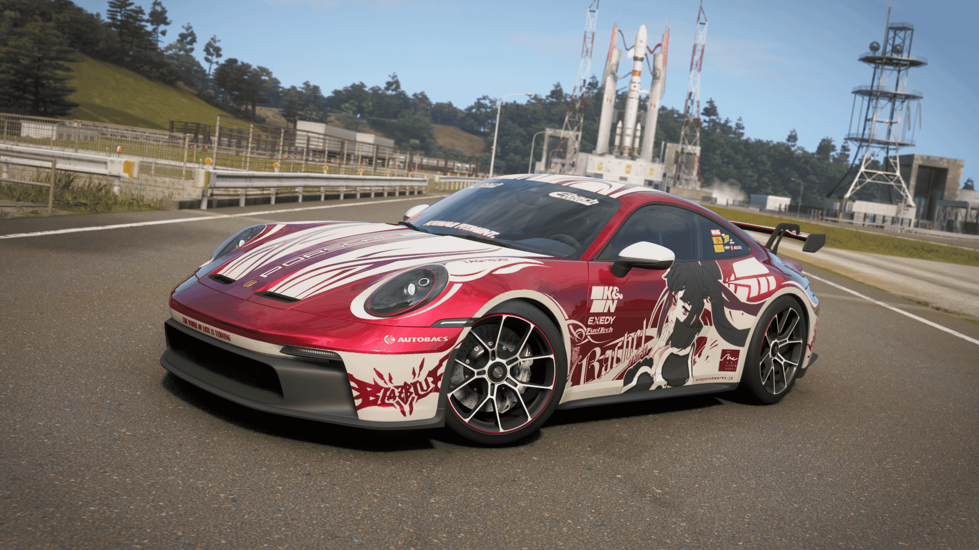 Rachel Alucard (BlazBlue) livery for the Porsche GT3 RS '21 | SC: 133 225 377